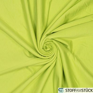 0,5 Meter Bambus Elastan French Terry kiwi atmungsaktiv knitterarm Jersey lime