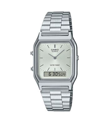 Casio Vintage Armbanduhr silberfarben digital/analog AQ-230A-7AMQYES