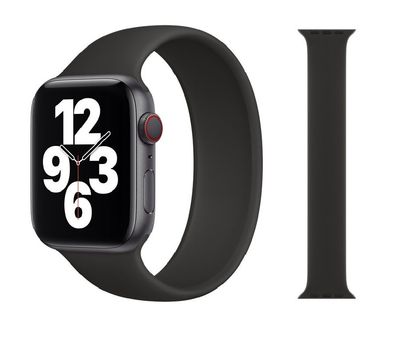 Original Apple Solo Loop Armband 38/40/41mm Größe 5 Black