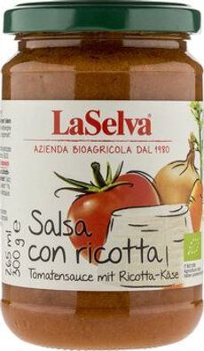 LaSelva Tomatensauce mit Ricotta-Käse 300g