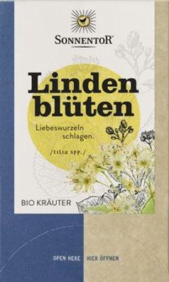 Sonnentor 3x Lindenblüten, Doppelkammerbeutel 27g