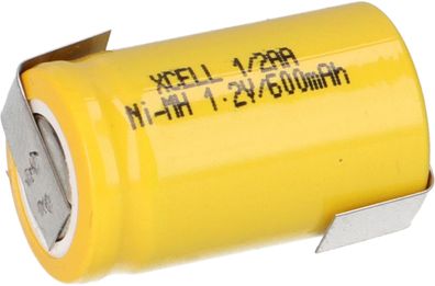 XCell Akku 1/2 AA 1,2V 600mAh + LF Z-Form X1/2AA