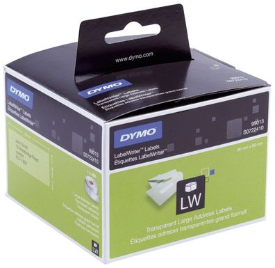 Dymo® S0722410 LabelWriter™ Etikettenrollen - Adressetikett, 36 x 89 mm, transparent