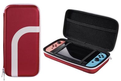 Hama HardCase Rot Tasche SchutzHülle ReiseEtui Cover Box für Nintendo Switch