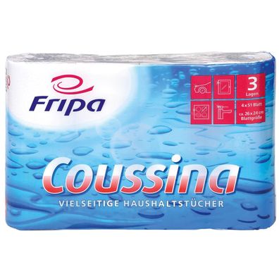 Fripa K?chenrolle Coussina, 3-lagig, weiá