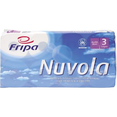 Fripa Toilettenpapier Nuvola, 3-lagig, hochweiá