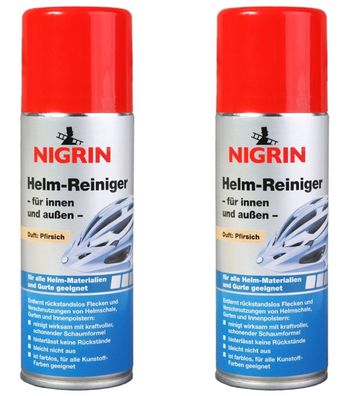 2 Nigrin Bike HelmReiniger VisierReiniger Spray PolsterReiniger MotorradHelm