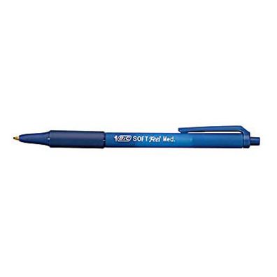 BIC 8373982 12er Kugelschreiber SOFT Feel blau Schreibfarbe blau