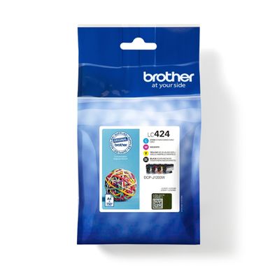 Brother® LC424VAL Original Brother Tintenpatrone MultiPack Bk, , , (LC-424VAL)