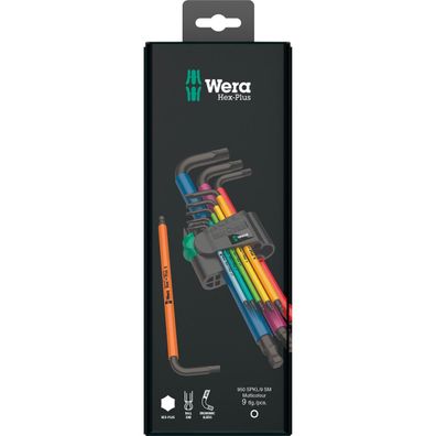 Wera 05073593001 Wera 950 SPKL/9 SM N Multicolor Winkelschlüsselsatz