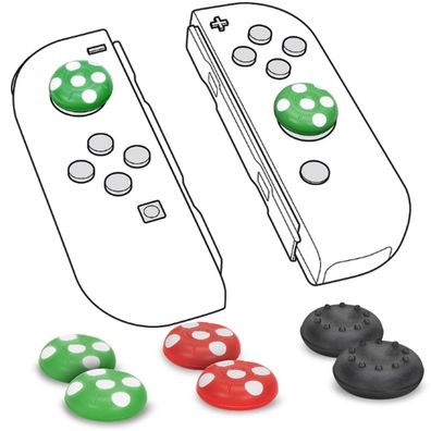 Stix Cap Trigger ThumbGrips Stick Kappen Grip Caps für Nintendo Switch JoyCon