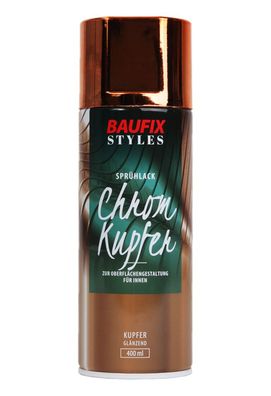 Baufix LackSpray ChromKupfer 400ml SprühDose SprayDose SprühLack FarbSpray