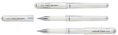 Faber-Castell 146801 Gelroller uni-ball® SIGNO UM 153, Schreibfarbe: weiß