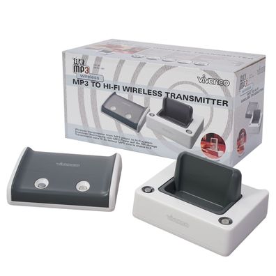 Vivanco Wireless Audio Transmitter Adapter FunkSender AUX MP3Player Handy HiFi