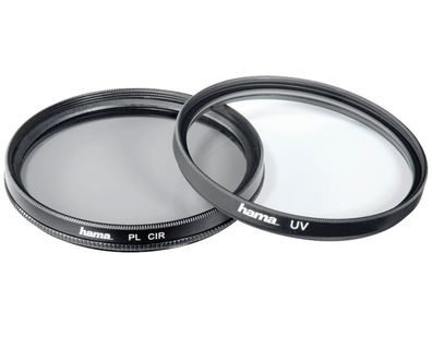 Hama FilterSet PolarisationsFilter + UVFilter 72mm PolFilter DSLR Kamera