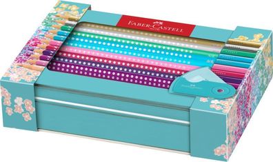 Faber-Castell 201641 FABER-CASTELL Dreikant-Buntstifte GRIP Sparkle, Geschenkset