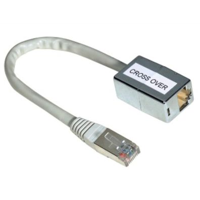 Hama CrossOver Adapter CAT5e Netzwerkkabel RJ45 Kupplung zu Stecker Modular 8p8c