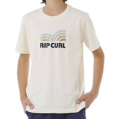 RIP CURL Kids T-Shirt Surf Revival Capture bone