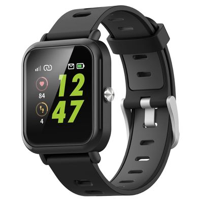 XQISIT Premium Smartwatch Bluetooth IP68 1,3" Fitness-Tracker Sport-Uhr Puls-Uhr