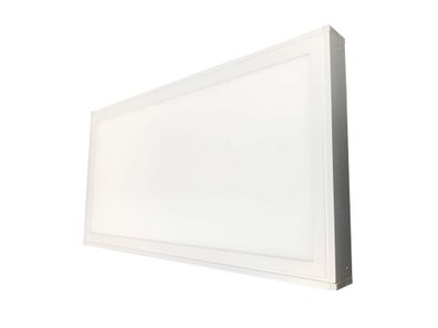 60x30 Aufputz LED Deckenleuchte Panel Quadrat Eckig 24 Watt inkl. Rahmen