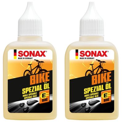 2x Sonax Bike FahrradÖl Schaltung Federgabel Bremsen Umwerfer KriechÖl Pflege