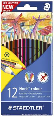 Staedtler® 185 C12 Farbstifte Noris® colour - 3 mm, Kartonetui 12 Farben