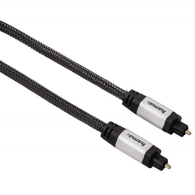 Hama ToslinkKabel 2m LWL LichtleiterKabel ODTStecker optisch Digital SP/DIF