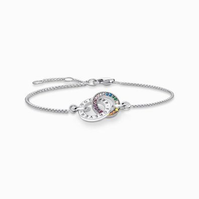 Thomas Sabo - A1551-318-7-L19V - Armband - Damen - 925er Silber geschwärzt