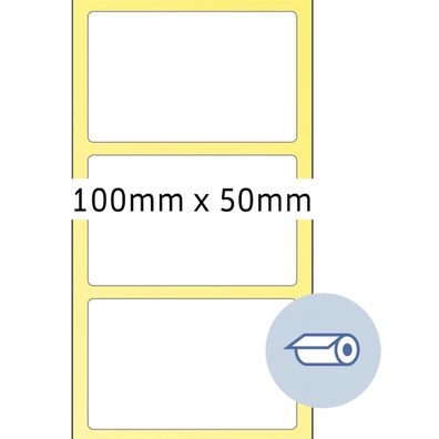 HERMA Rollenetikett 4090 Thermo 100x50mm weiß 2.000 St./Pack