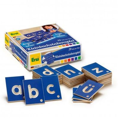 Holz ABC Lernspiel Kleinbuchstaben Alphabet Lesen Schreiben lernen Kinder