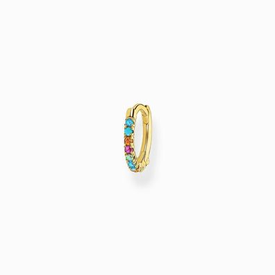 Thomas Sabo - CR658-488-7 - Einzel-Creole - Damen - 925er Silber gelbvergoldet