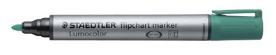 10x Staedtler® 356-5 Flipchart-Marker Lumocolor® nachfüllbar, 2 mm, grün