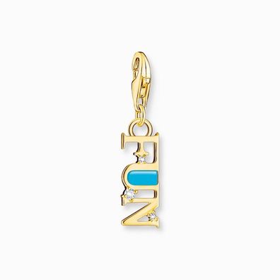 Thomas Sabo - 2010-565-17 - Charm - Damen - 925er Silber gelbvergoldet - Fun