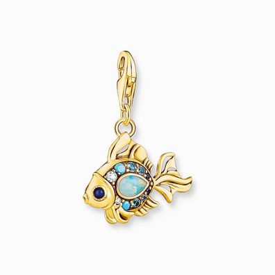 Thomas Sabo - 1921-959-7 - Charm - Damen - 925er Silber gelbvergoldet - Fisch