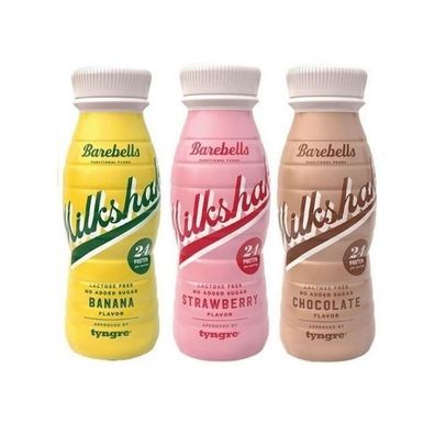 Barebells Protein Milkshake 8x330ml Tray Strawberry