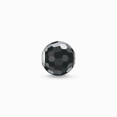 Thomas Sabo - K0003-023-11 - Bead - Unisex - 925er Silber - Obsidian facettiert