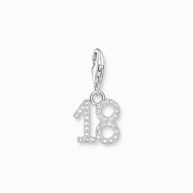 Thomas Sabo - 2134-051-21 - Charm - Damen - 925er Silber - Zahl 18