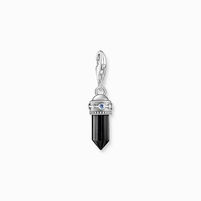 Thomas Sabo - 2110-698-11 - Charm - Damen - 925er Silber geschwärzt - Hexagon Onyx