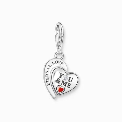 Thomas Sabo - 2108-691-21 - Charm - Damen - 925er Silber geschwärzt - You & Me