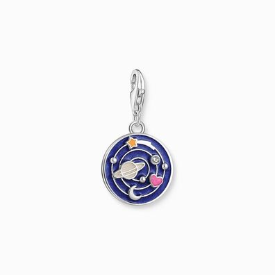 Thomas Sabo - 2042-691-7 - Charm - Damen - 925er Silber geschwärzt - Galaxie