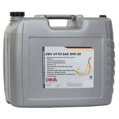 DBV-Traktorenöl SAE 10W/30 UTTO-Universal 20-Liter-Kanister