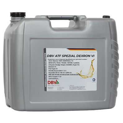 DBV ATF Spezial Dexron VI 20-Liter-Kanister