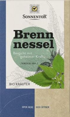 Sonnentor 6x Brennnessel, Doppelkammerbeutel 18g