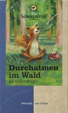 Sonnentor Durchatmen im Wald Tee, Doppelkammerbeutel 21,6g