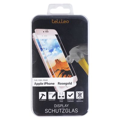 9H GlasFolie SchutzFolie DisplayGlas Rose für Apple iPhone SE 2022 2020 8 7