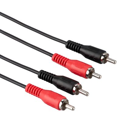 Hama 5m CinchKabel Audio Anschlusskabel 2x RCAStecker Stereo RCA HiFi Chinch