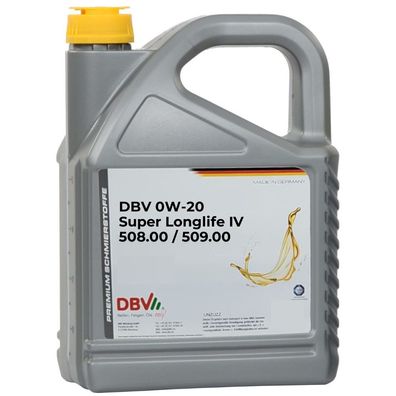 DBV 0W-20 Super Longlife IV 508.00/509.00 2 x 5-Liter-Kanister