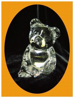 Nachtmann PH Princess House Pets Bärchen Bär Teddybär Bleikristall Glas Figur TOP