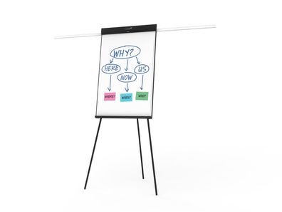 Legamaster 7-152900 Flipchart Universal Triangle - Dreibeinstativ, 68 x 105 cm,