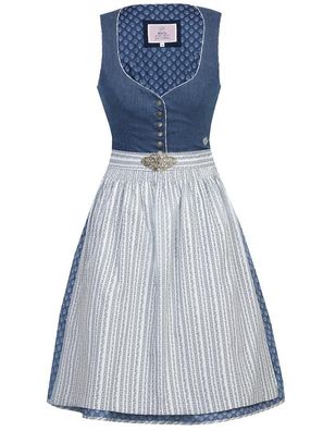 MarJo Dirndl Romy 58er Länge blau